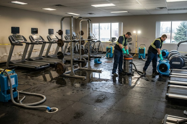 Fitness Center Damage Restoration