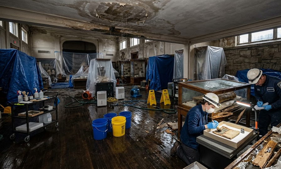 Museum water damage restoration in boise