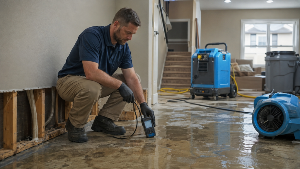Water damage restoration in Franklin Idaho
